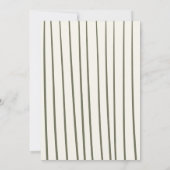 Locally Grown Baby Shower Rustic Farmer’s Market Kaart (Achterkant)