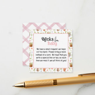 Locally Grown Book for Baby Card Informatiekaartje