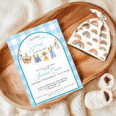 Locally grown boybaby shower little sprout  kaart