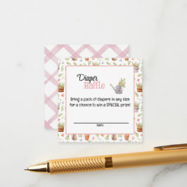 Locally Grown Diaper Raffle Card Informatiekaartje