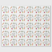 Locally Grown Farmers Market Baby Shower Cadeaupapier (Vlak)