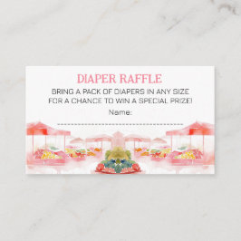 Locally Grown Farmer's Market Baby Shower Informatiekaartje