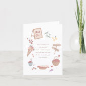 Locally Grown Farmers Market Baby Shower Thank You Bedankkaart (Voorkant)