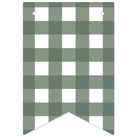 Locally Grown Farmers Market Green Baby Shower Vlaggetjes (Eerste vlag)