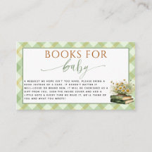 Locally Grown Farmers Rustic Books for Baby shower