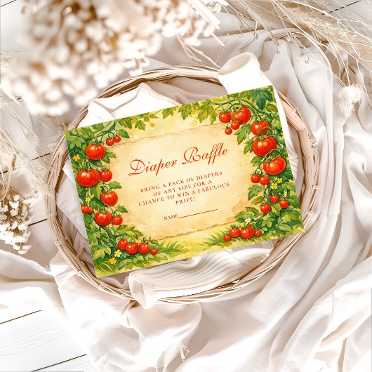 Locally Grown Garden Diapper Raffle Informatiekaartje