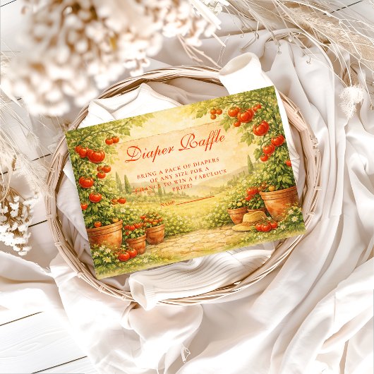 Locally Grown Tomato Diapper Raffle Informatiekaartje