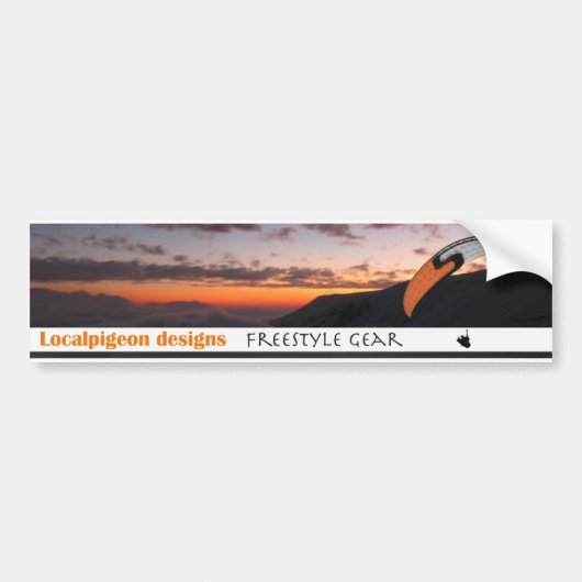 Localpigeon Freestyle Gear Bumpersticker (Voorkant)