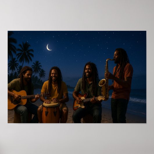 Locals Only Night Jam Poster (Voorkant)