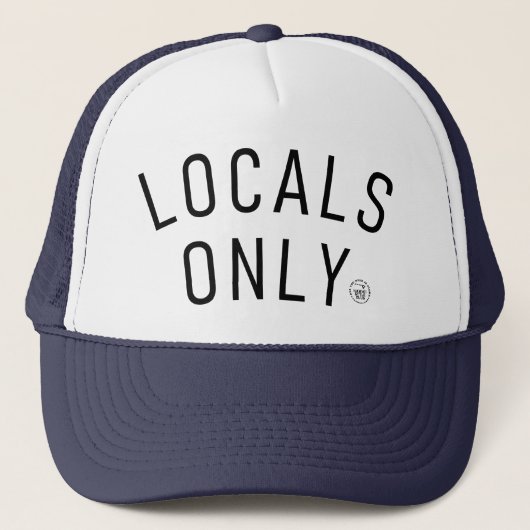 LOCALS ONLY TRUCKER PET (Voorkant)