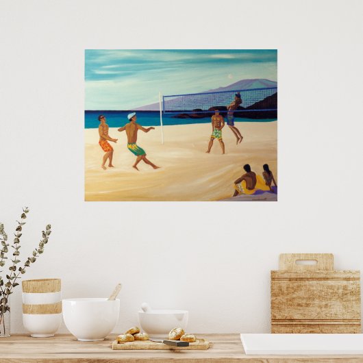 Locals van Kaanapali Poster (Keuken)