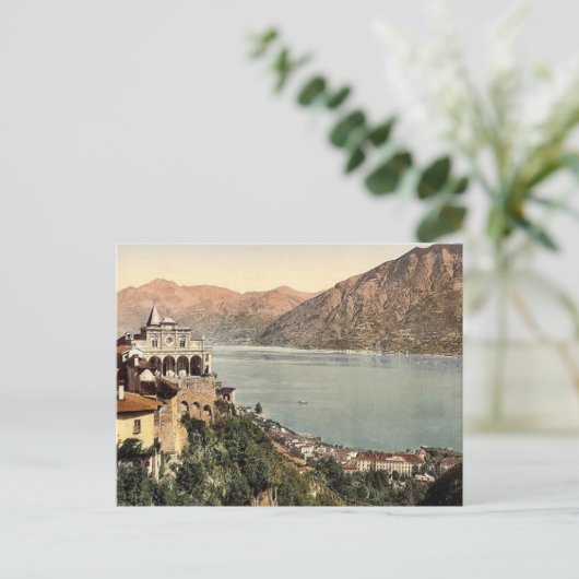 Locarno, Madonna del Sasso, Tessin, Zwitserland vi Briefkaart (Staand voorkant)