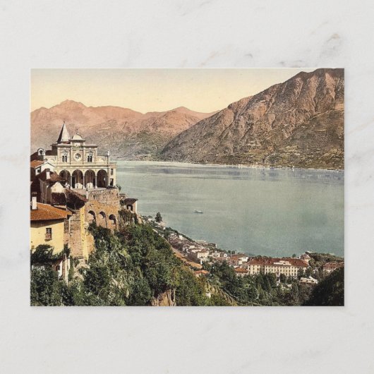 Locarno, Madonna del Sasso, Tessin, Zwitserland vi Briefkaart (Voorkant)