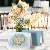 Locatie fontein bloem duiven bruiloft dank u kaart