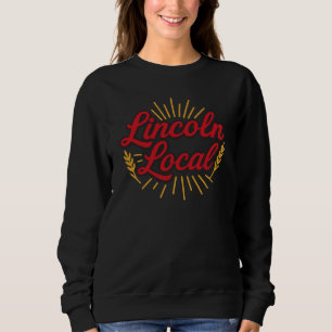 Locatie Lincoln Nebraska Retroscript Trui