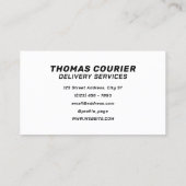 Locatie logo kinetisch patroon visitekaartje (Achterkant)