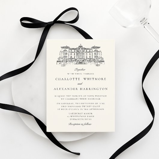 Locatie, Oud geld esthetiek, Ivoren bruiloft Kaart