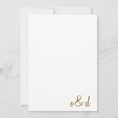 Locatie Schilderij Huwelijksuitnodiging Kaart (Achterkant)