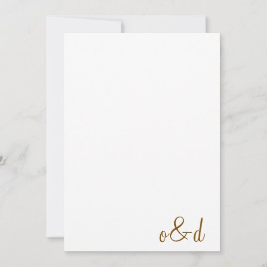 Locatie Schilderij Huwelijksuitnodiging Kaart (Achterkant)