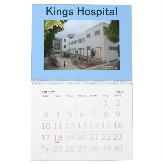 Locatie uit Haïti Kalender (Jan 2027)