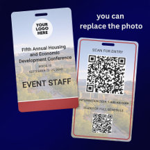 Locatie Vervangbare Foto Logo QR Conferentie