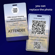 Locatie Vervangbare Foto QR Logo Conferentie