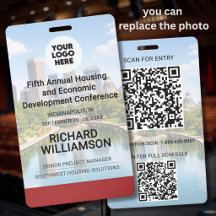 Locatie Vervangbare Foto QR Logo Conferentie