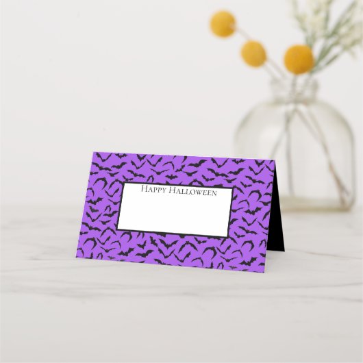 Locatiekaarten voor Halloween Name Plaatskaartje (Voorkant)