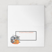 Locatiekaarten voor Halloween Name Plaatskaartje (Buitenkant ongevouwen)
