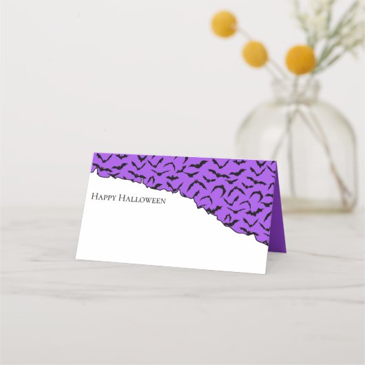 Locatiekaarten voor Halloween Name Plaatskaartje (Voorkant)