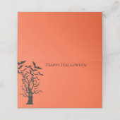 Locatiekaarten voor Halloween Name Plaatskaartje (Buitenkant ongevouwen)