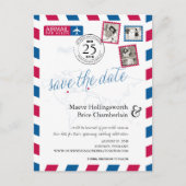 Locaties van Montreal naar Londen Airmail Aankondigingskaart (Voorkant)