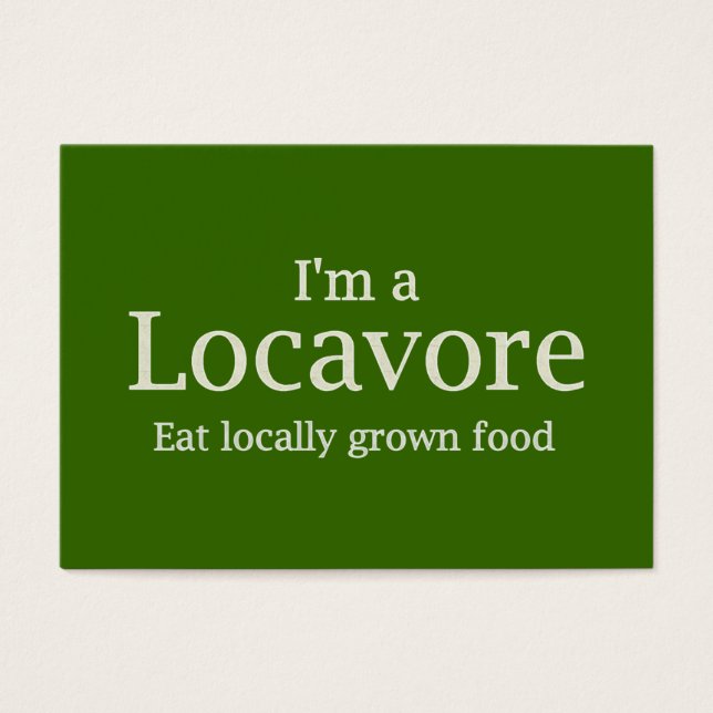 Locavore ~ ATC Visitekaartjes (Voorkant)