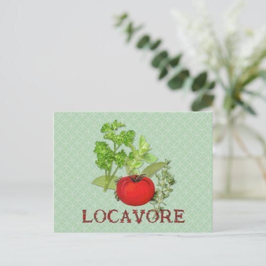 Locavore Briefkaart (Staand voorkant)