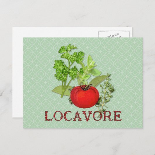 Locavore Briefkaart (Voorkant / Achterkant)