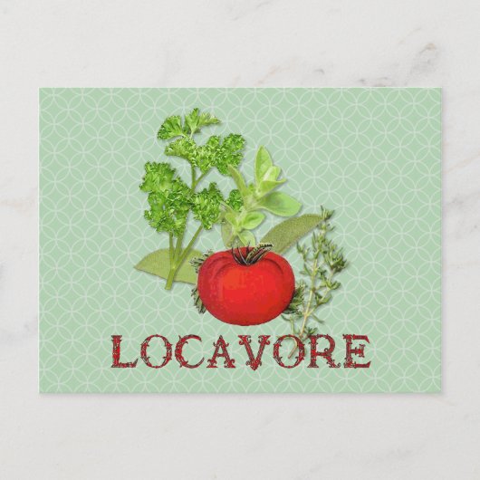 Locavore Briefkaart (Voorkant)