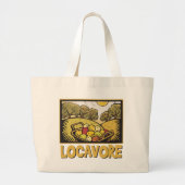 Locavore Slow Food Grote Tote Bag (Voorkant)