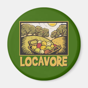 Locavore Slow Food Magneet