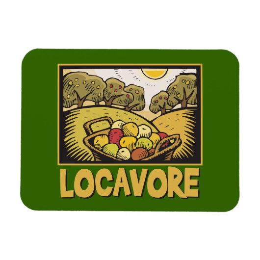 Locavore Slow Food Magneet (Horizontaal)
