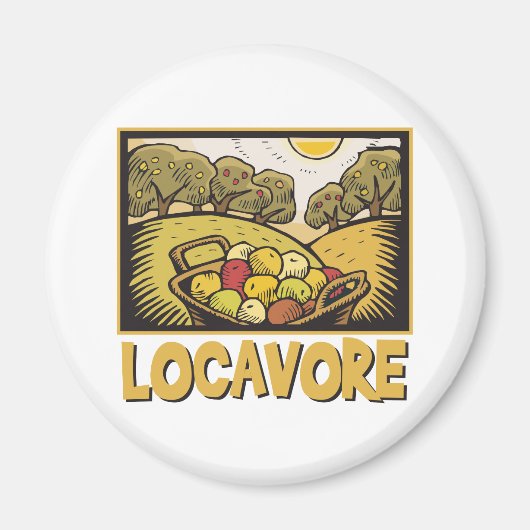 Locavore Slow Food Magneet (Voorkant)