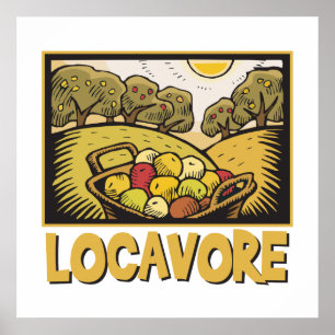 Locavore Slow Food Poster