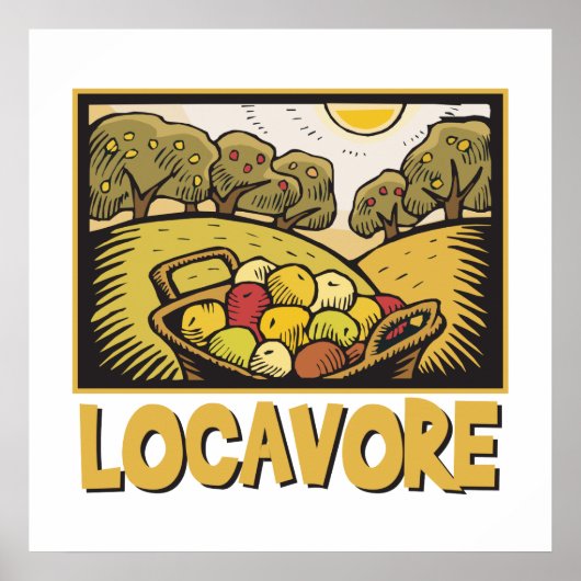 Locavore Slow Food Poster (Voorkant)