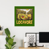 Locavore Slow Food Poster (Thuiskantoor)