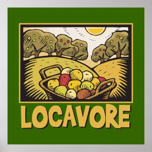 Locavore Slow Food Poster (Voorkant)