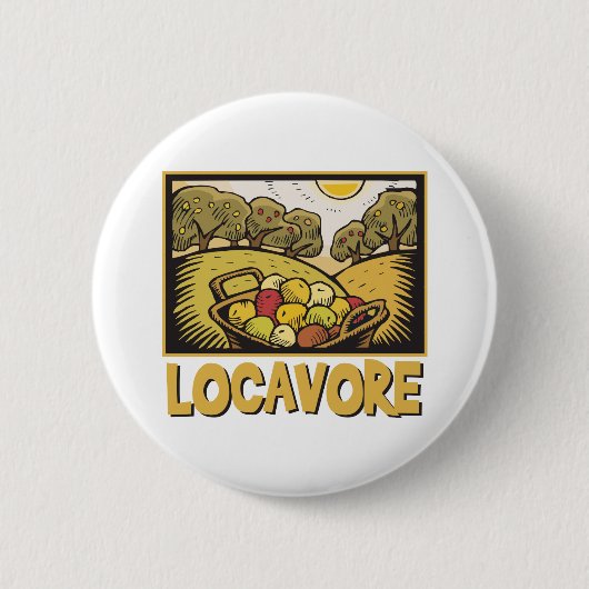 Locavore Slow Food Ronde Button 5,7 Cm (Voorkant)