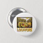 Locavore Slow Food Ronde Button 5,7 Cm (Voorkant /achterkant)