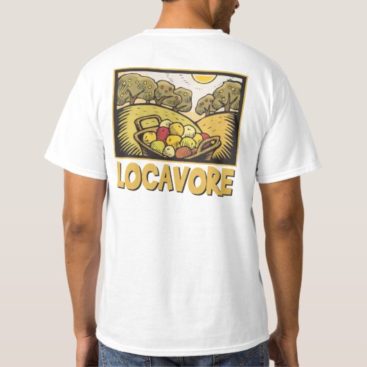 Locavore Slow Food T-shirt (Achterkant)