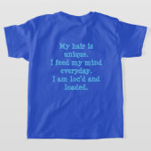 Loc'd en Geladen T-shirt (Laag Achter)