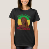 Locd Locs Afro Braids and cuff makes me hot T-shirt (Voorkant)