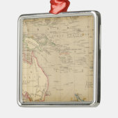 L'Oceanie en 1841 Metalen Ornament (Links)